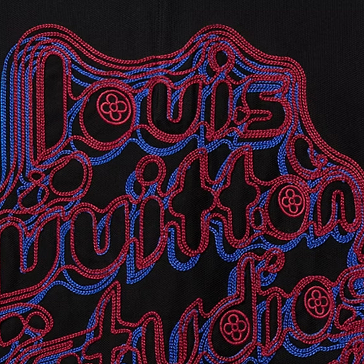 LOUIS VUITTON Embroidered Cotton Pique Polo