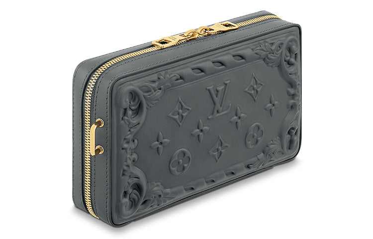 LOUIS VUITTON Soft Trunk Wearable Wallet Dark Shadow Gray