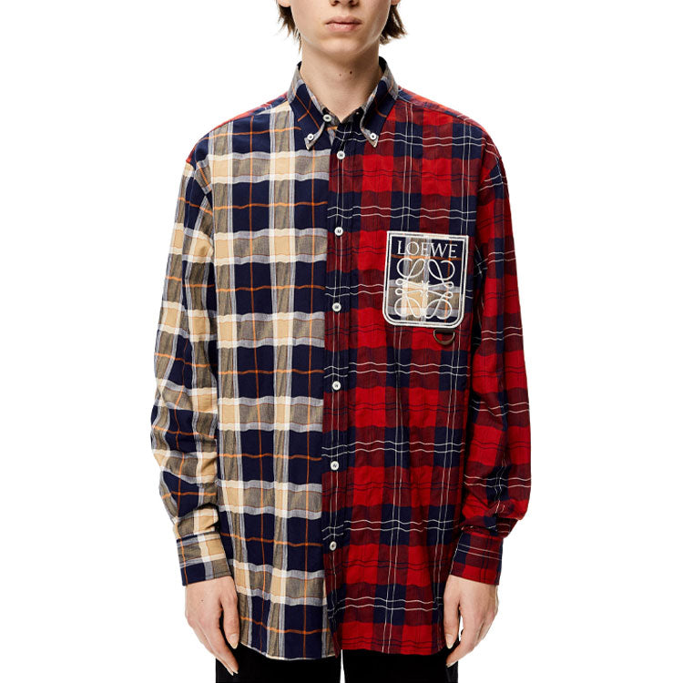 LOEWE Patchwork Check Shirt