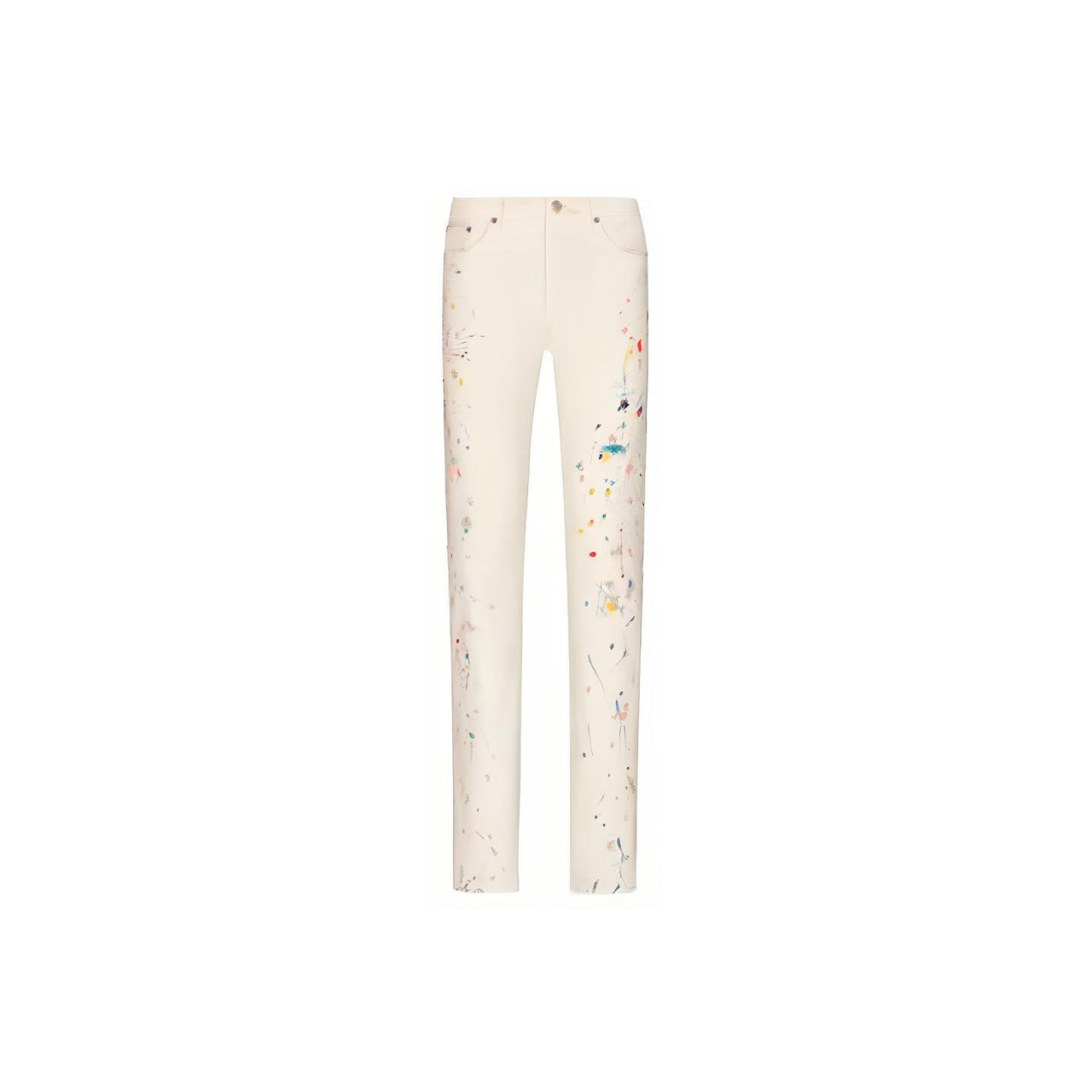 DIOR Paint Splatter Slim-Fit Jeans