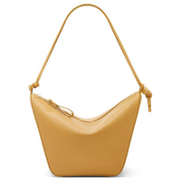 LOEWE Hammock Cow Leather Hobo Bag, Handbag, Shoulder Bag Mini Women's Desert Yellow