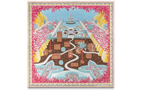 LOUIS VUITTON Silk Scarf Women's Pink