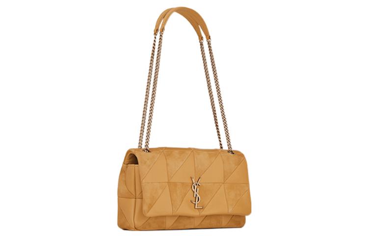 SAINT LAURENT Jamie Sheepskin Portable Crossbody Bag Shoulder Bag Women's Dark Sand