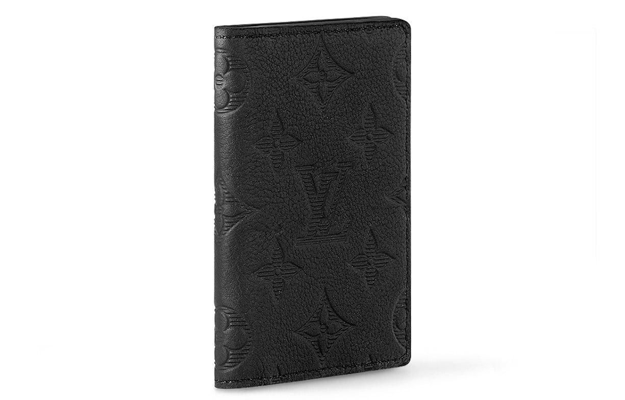 LOUIS VUITTON Pocket Organizer Monogram Shadow Black