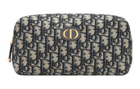 DIOR 30 Montaigne Oblique Jacquard Fabric Clutch Regular Women's Blue