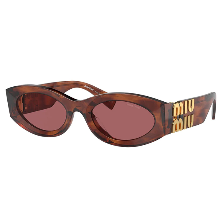 MIU MIU Eyewear Logo lettering Oval frame Sunglasses