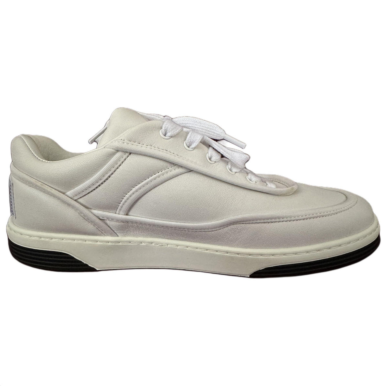 CHANEL Low-Top Skateboard Shoes Women's White