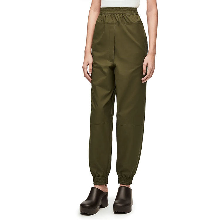 LOEWE SS23 Casual Pants Women's Khaki Brown