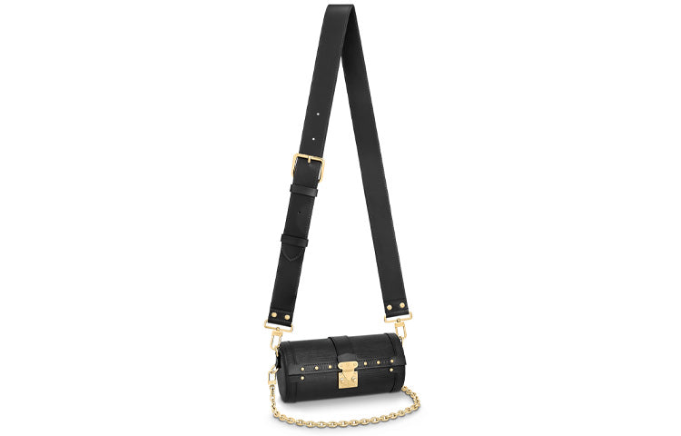 LOUIS VUITTON Papillon Trunk Epi Black