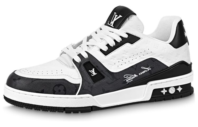 LOUIS VUITTON Lv Trainers 'White Black'