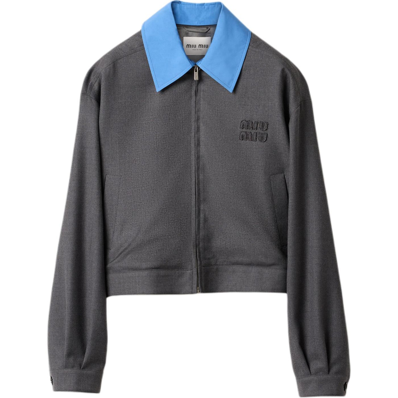 MIU MIU Gabardine weave Bomber Jacket