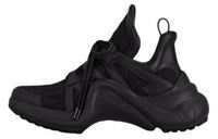 LOUIS VUITTON Low-Top Casual Shoes Women's Black