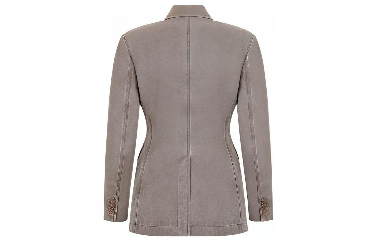 DIOR SS23 Business Suits Coats Men's Warm Taupe Gray