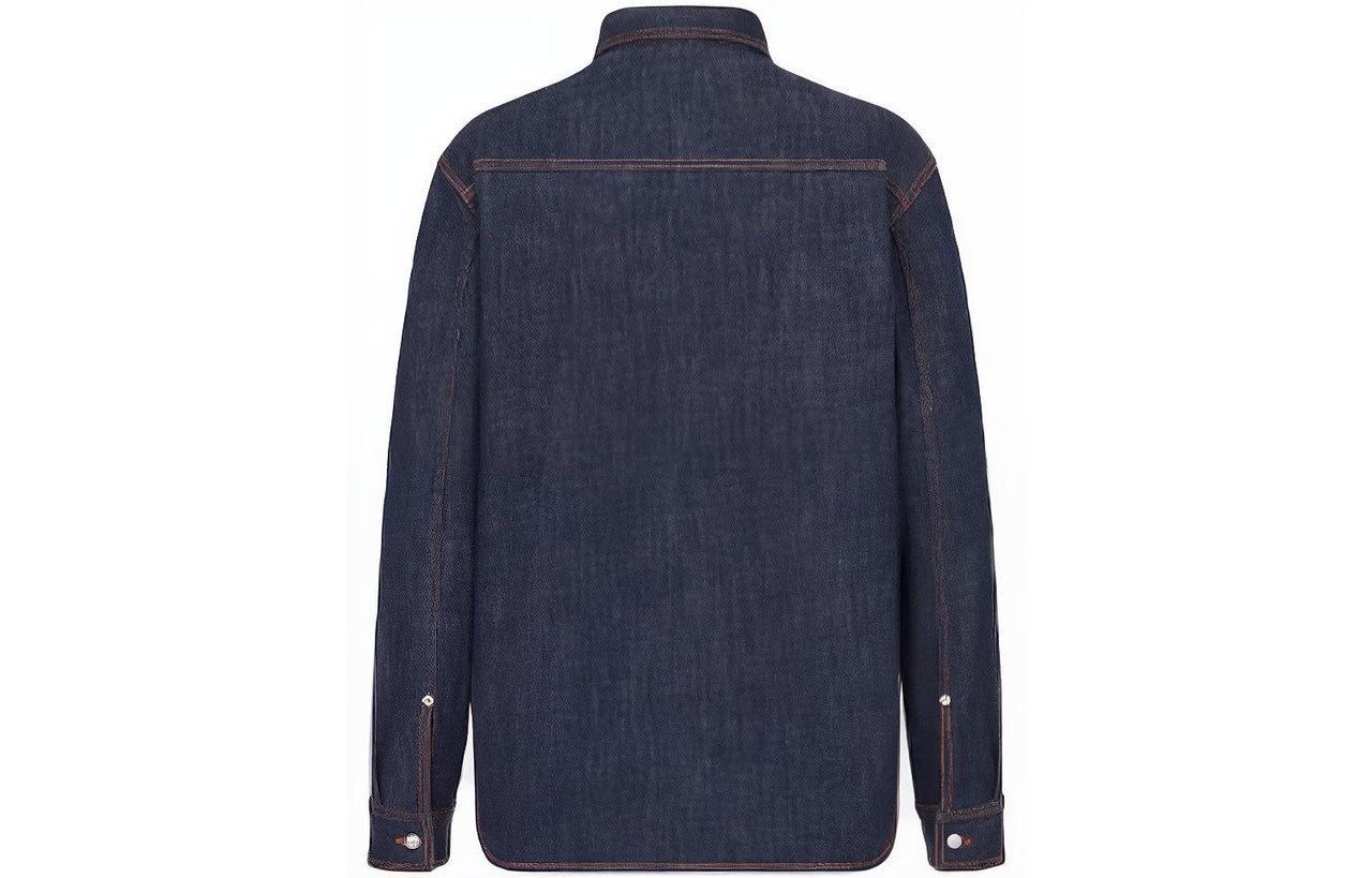 DIOR Quarterly New Products Shirts Men Blue