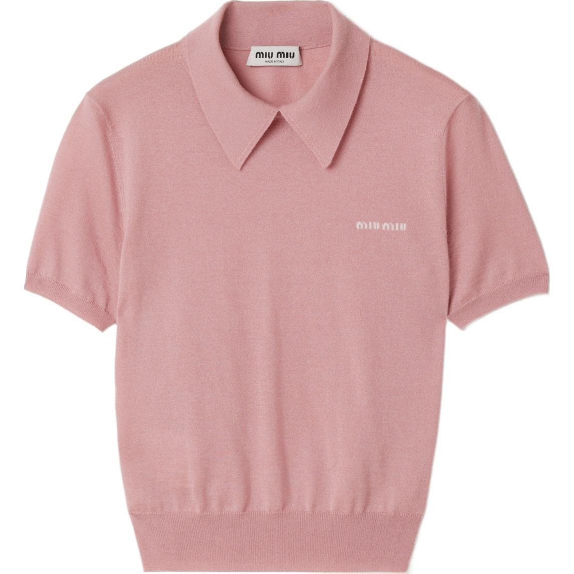 MIU MIU Knitted Polo Shirt