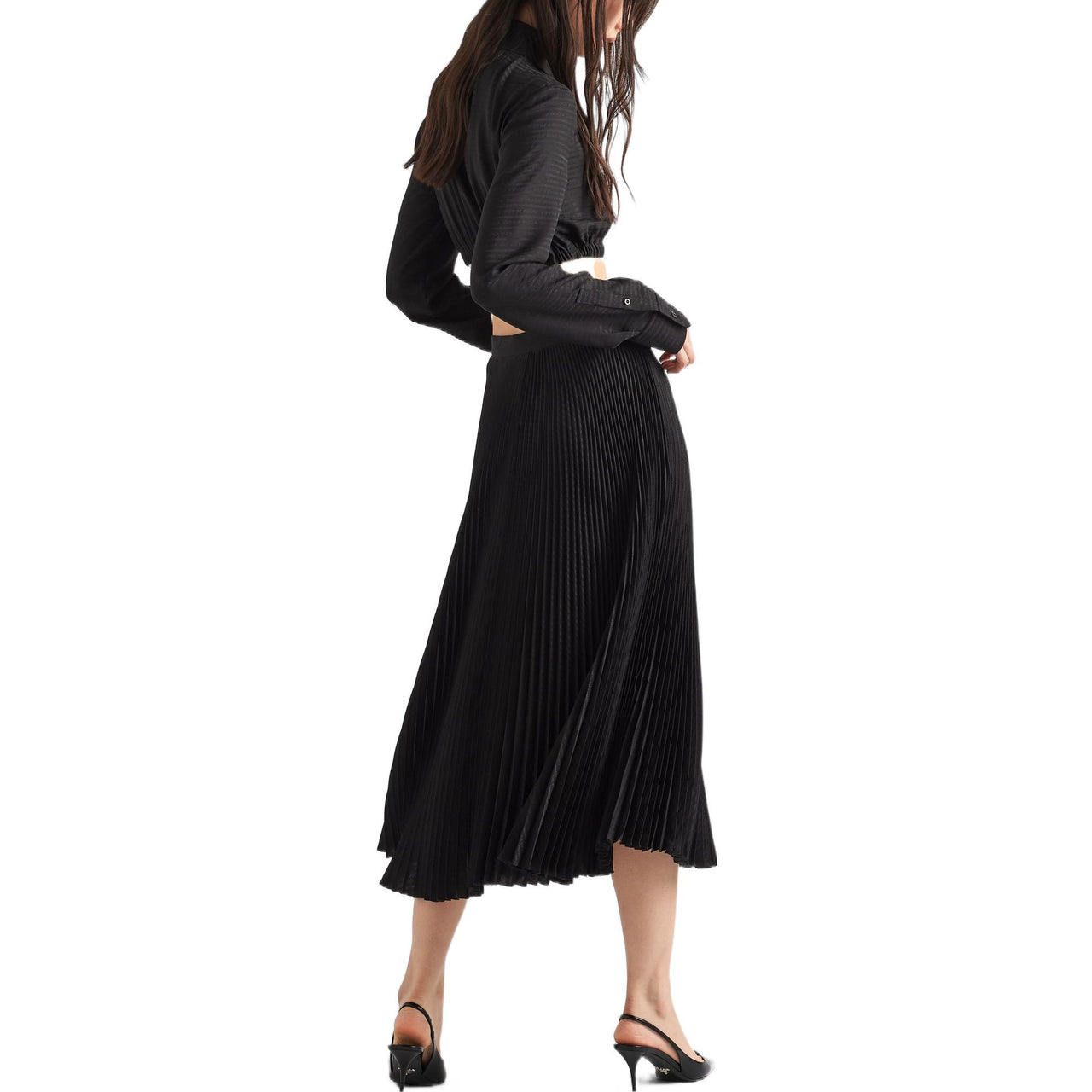 PRADA Casual Long Skirts Women's Black