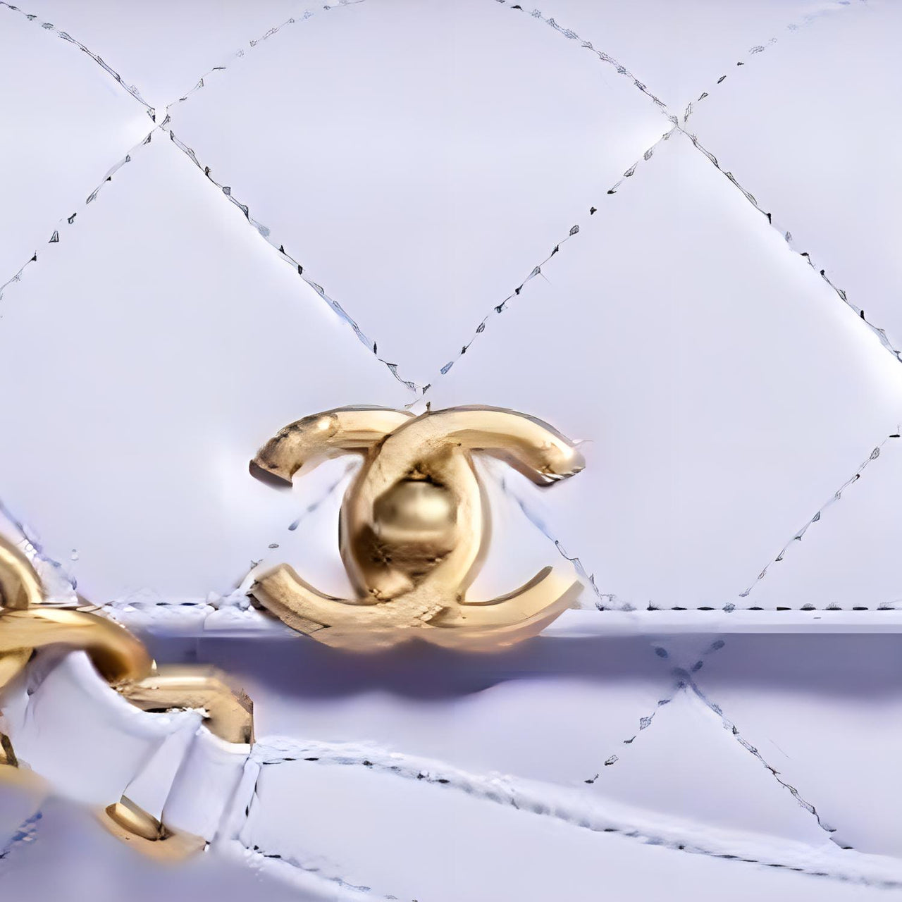 CHANEL 21K Winter Cow Leather Camera Bag, Handbag, Crossbody Bag, Shoulder Bag Mini Women's Taro Purple/Lavender