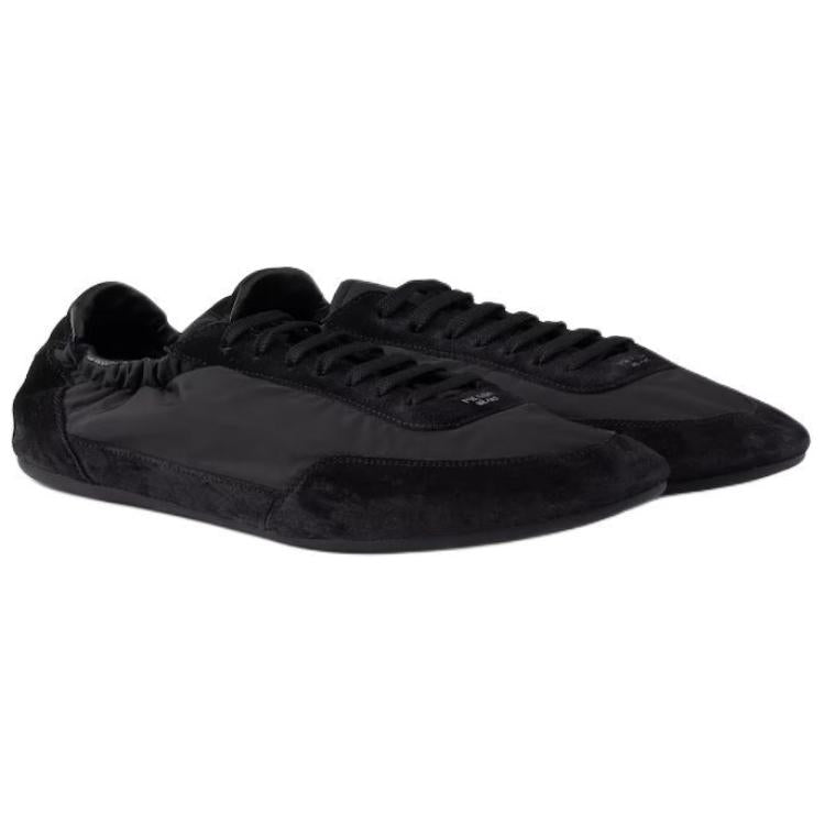 PRADA Collapse Low Top Casual Shoes Women's Black