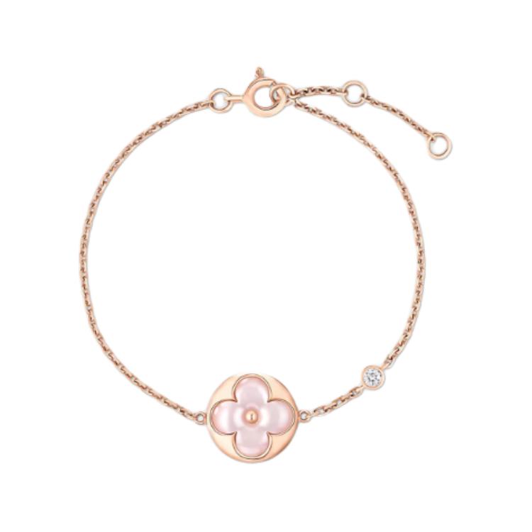 LOUIS VUITTON Color Blossom Bb Sun Bracelet Pink Gold Pink Mother-of-Pearl And Diamond