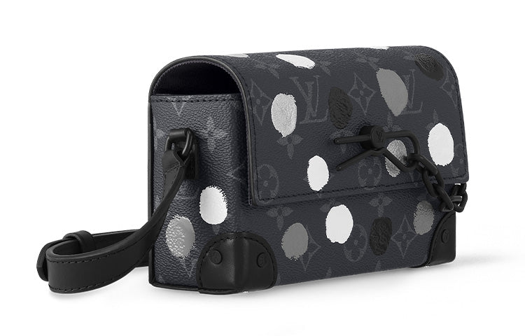 LOUIS VUITTON X Yayoi Kusama Steamer Wearable Wallet Monogram Eclipse Black/Silver
