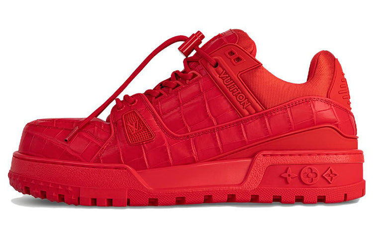 LOUIS VUITTON LV Trainer Maxi Sneaker Red