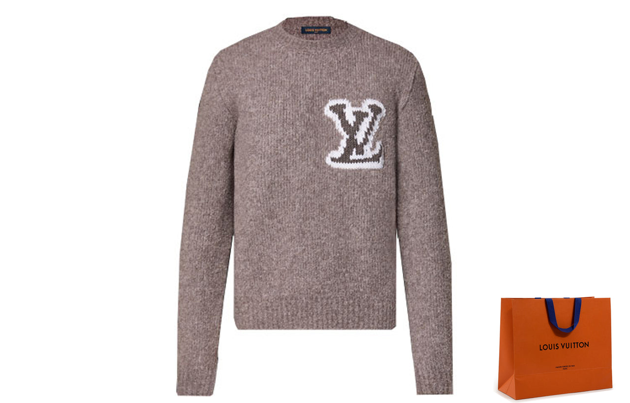 LOUIS VUITTON FW23 Sweater Men's Light Brown