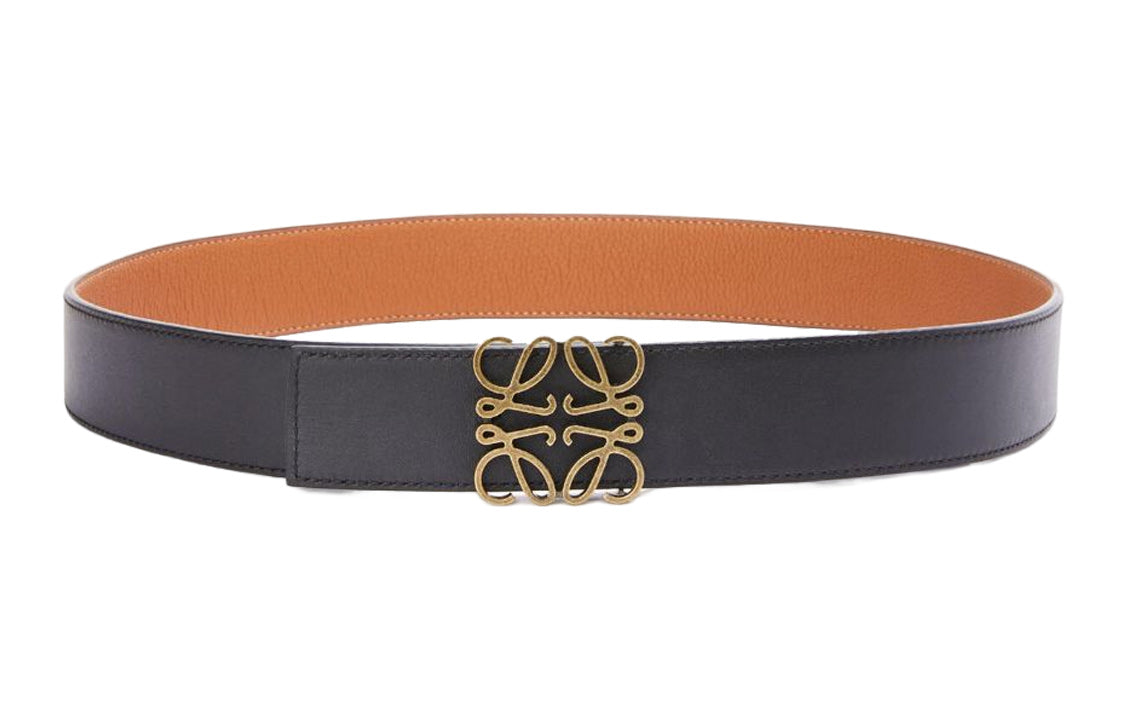 LOEWE Cow Leather Belts Unisex 4cm