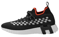 HERMES Fle Durable Breathable Low Top Casual Shoes Women's Black White