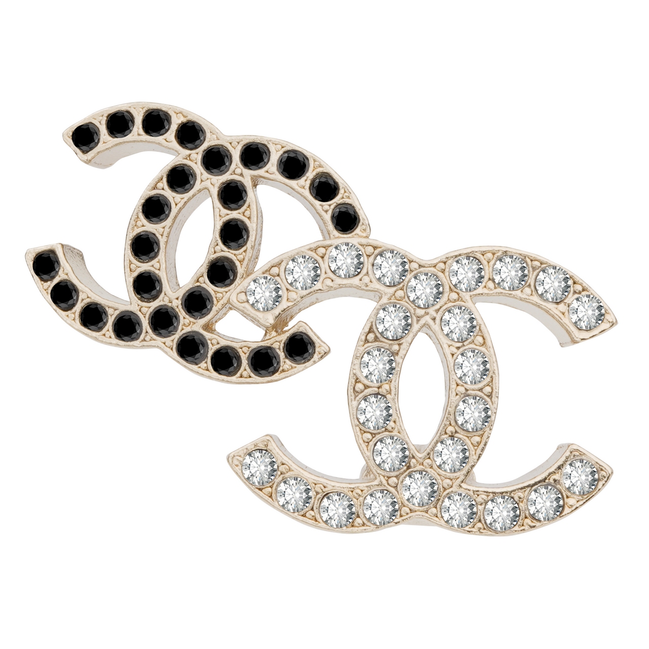 CHANEL Stud Earrings Women's Gold