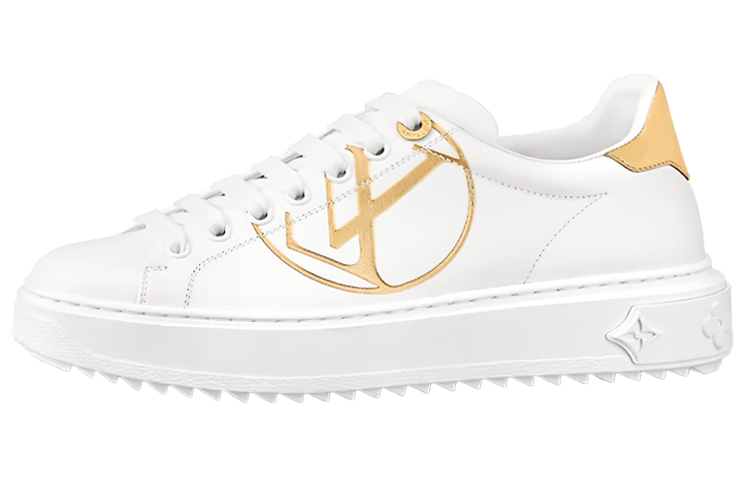 LOUIS VUITTON Lv Time Out Sneakers 'White Gold' Women's