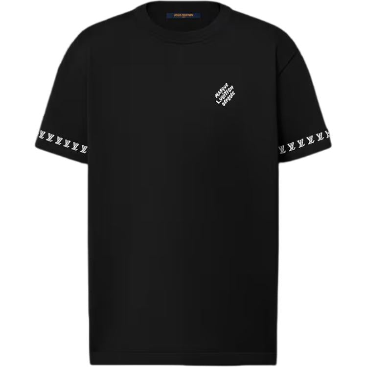 LOUIS VUITTON Short-Sleeved Cotton Crewneck