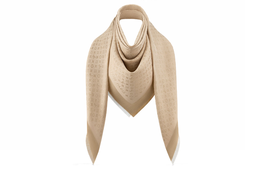LOUIS VUITTON Shawls Unisex Beige