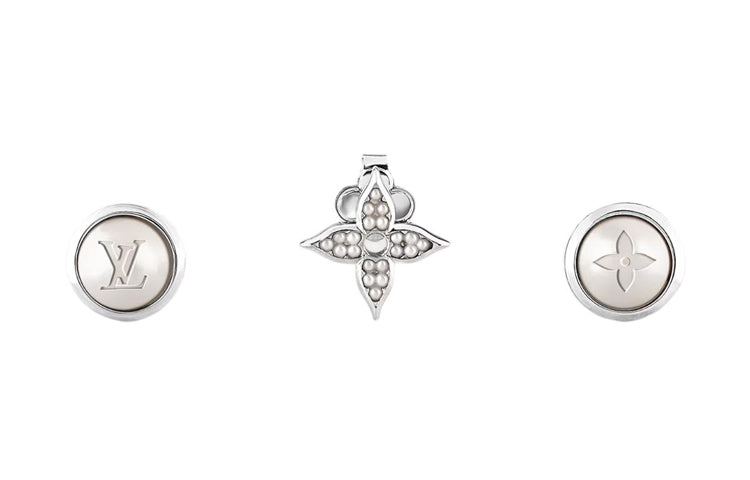 LOUIS VUITTON Pearls Fusion Set Of 3 Earrings