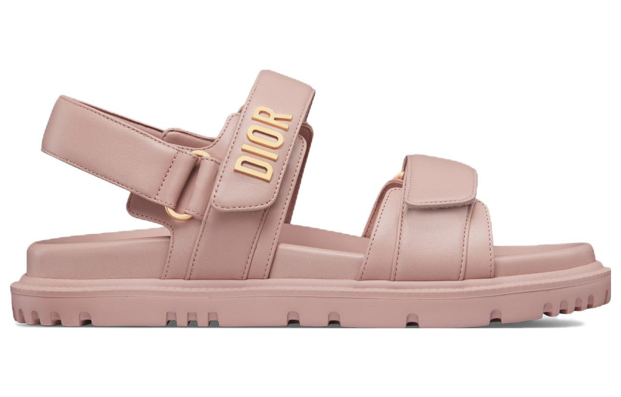 DIOR Dioract Beach Sandals Women's Nude Pink