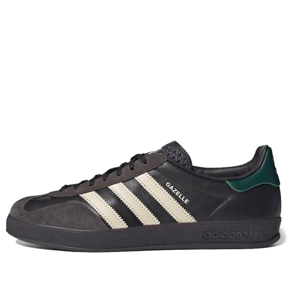 adidas Gazelle Indoor Leather 'Black Brown Green' IH0374