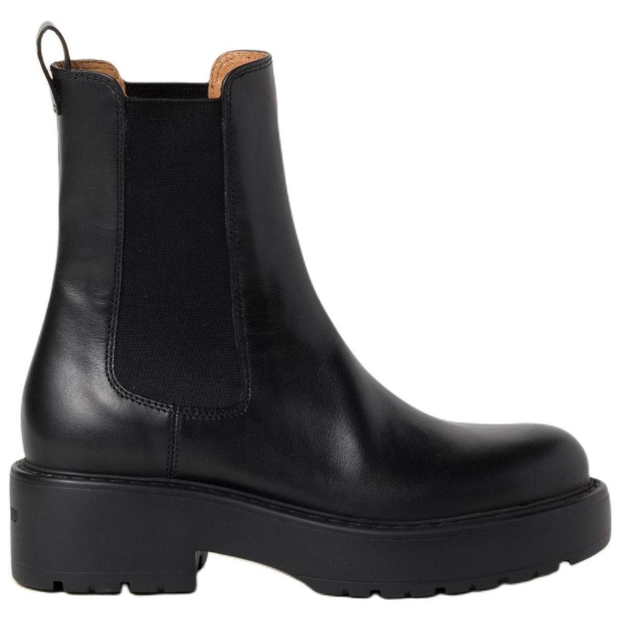 MIU MIU Short Chelsea Boots 5.5cm Women's Black