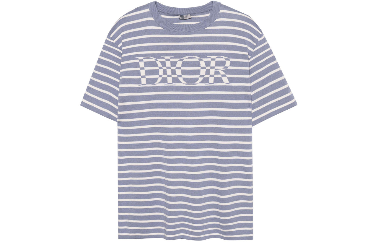 DIOR Quarterly New Products T-Shirts Men Blue