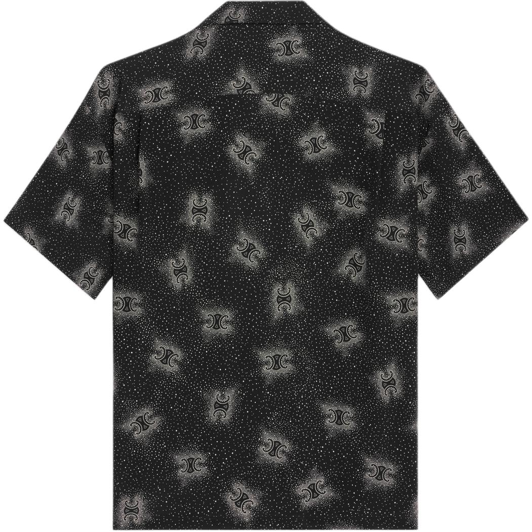CELINE Triomphe All Over Printed Short Sleeved Shirt