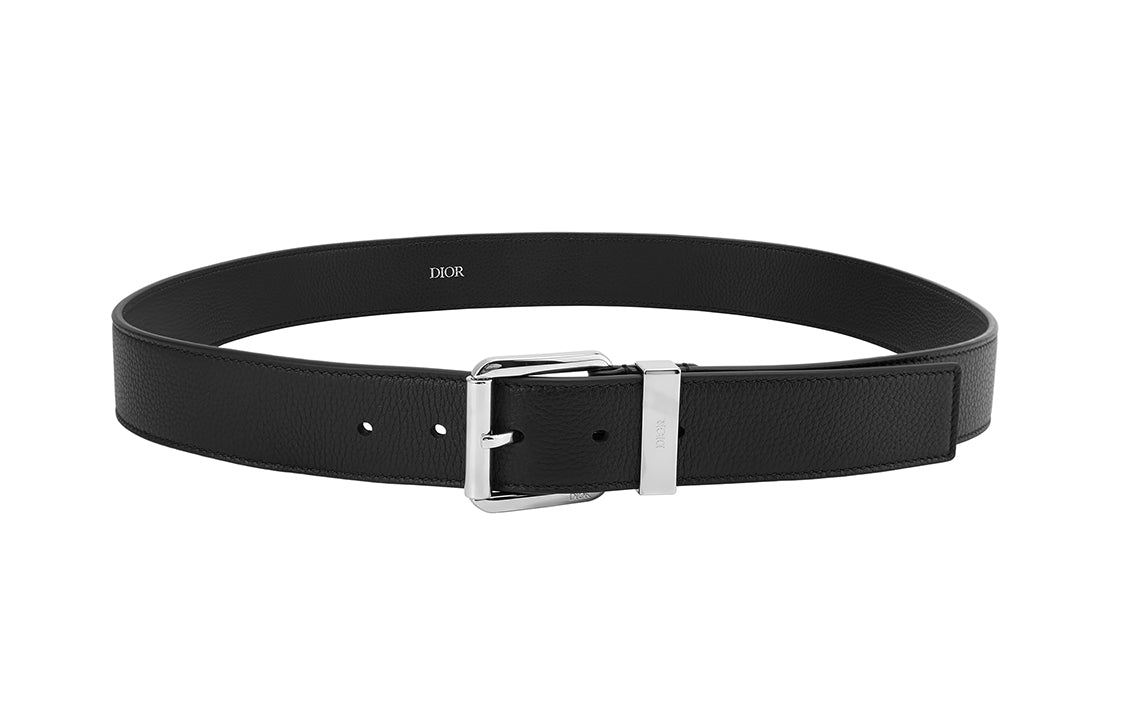 DIOR Logo Printed Buckled Belt