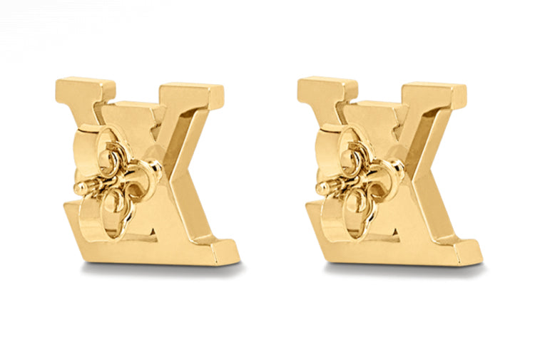 LOUIS VUITTON Metal Earrings Women's Gold