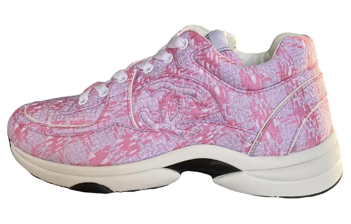 CHANEL Low-Top Casual Shoes Women's Pink