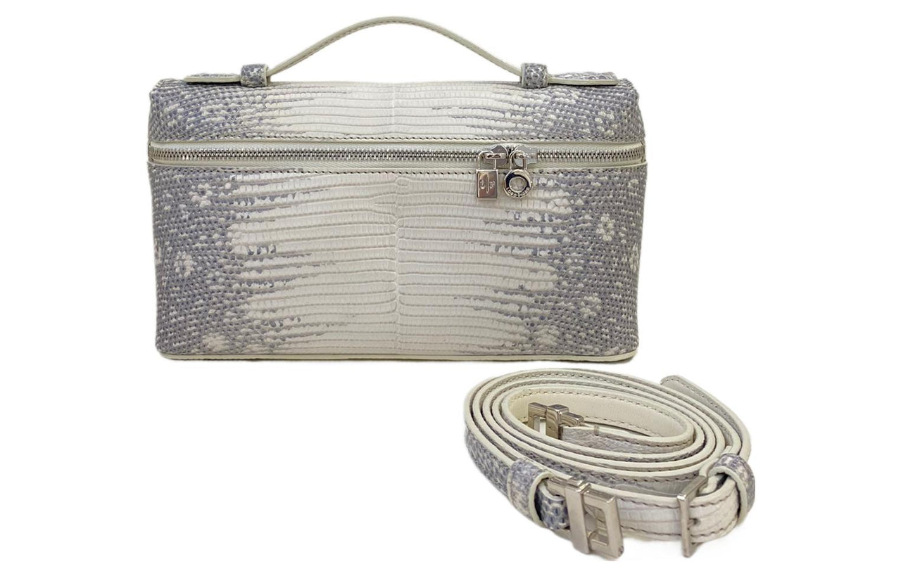 Loro Piana ExtraPocket Himalayan Lizard Skin Handbag Shoulder Bag Crossbody Bag Women's Original