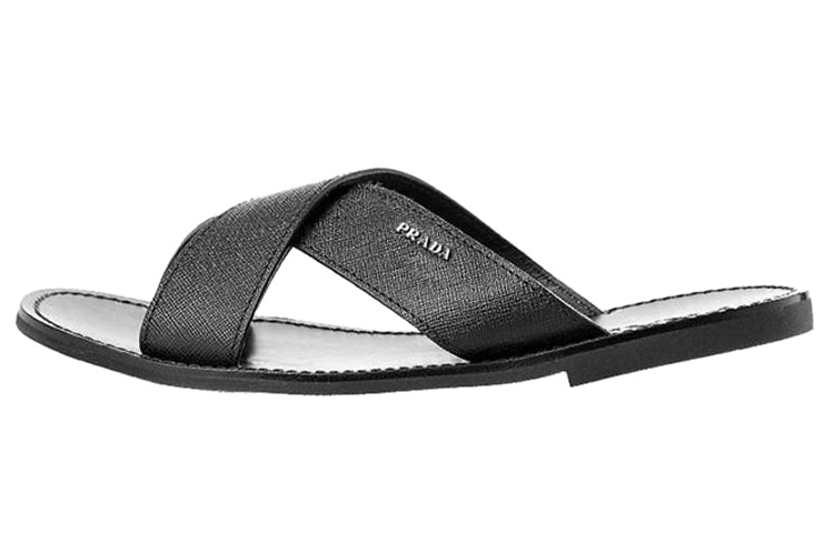 PRADA Stylish Sandal Men's Black