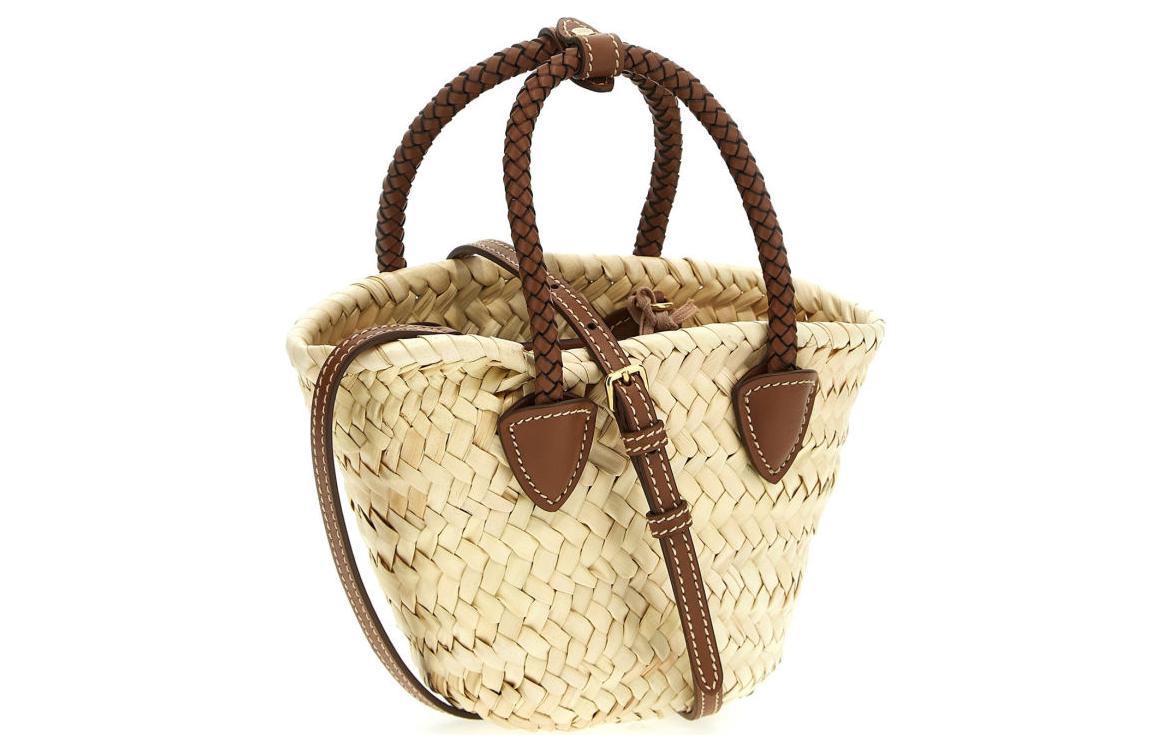 MIU MIU Calfskin Shoulder Bag, Crossbody Bag, Handbag Women's Natural & Brown