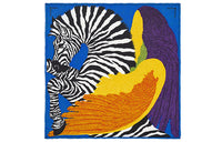 HERMES Silk Scarves Women's Blue