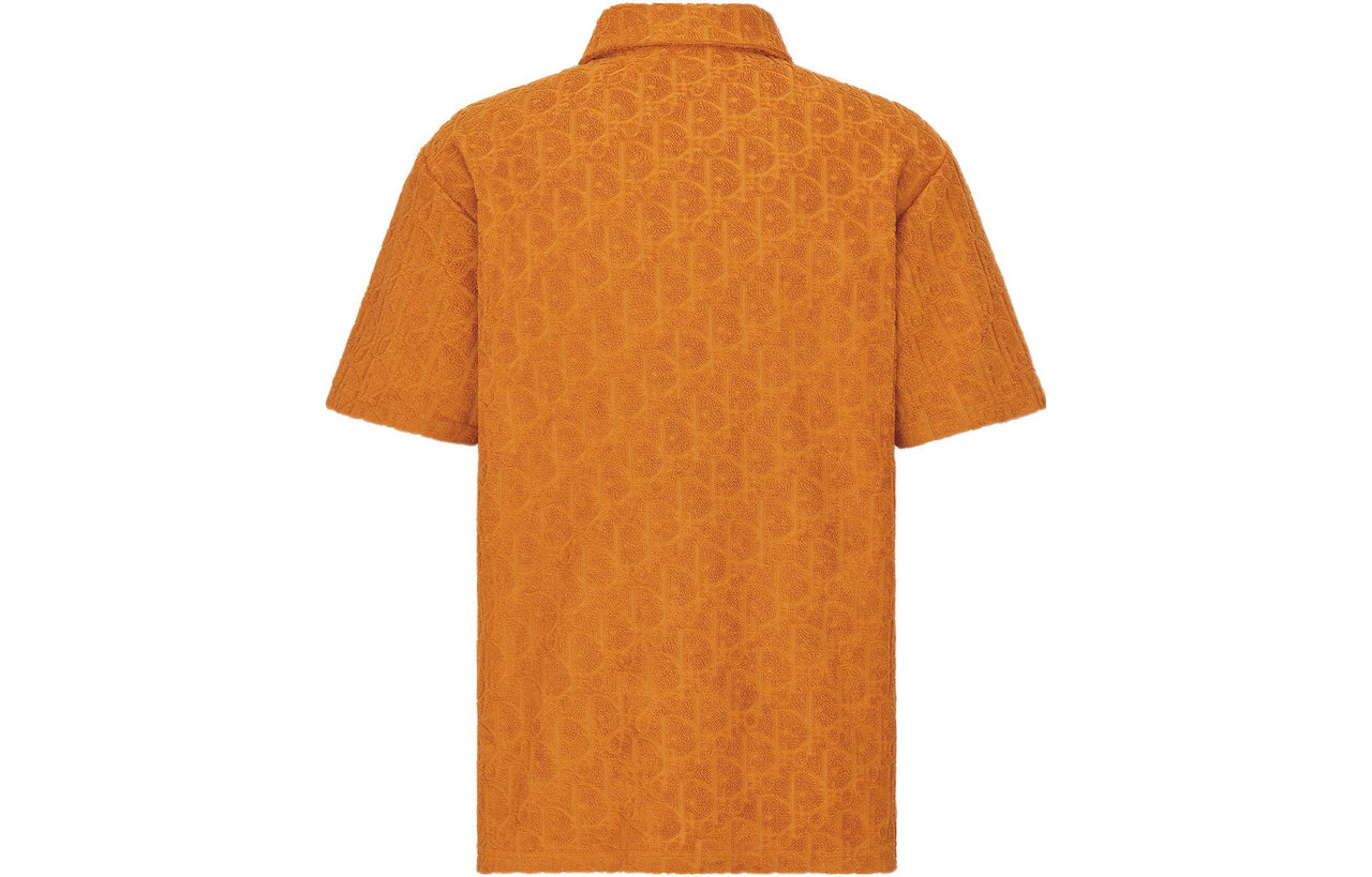 DIOR Quarterly New Products SS22 Polo Shirt Men's Orange