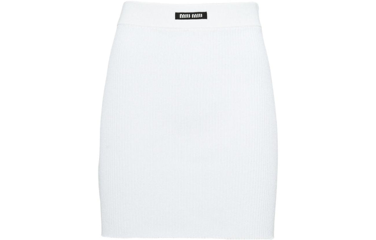 MIU MIU SS23 Casual Short Skirts Women's White