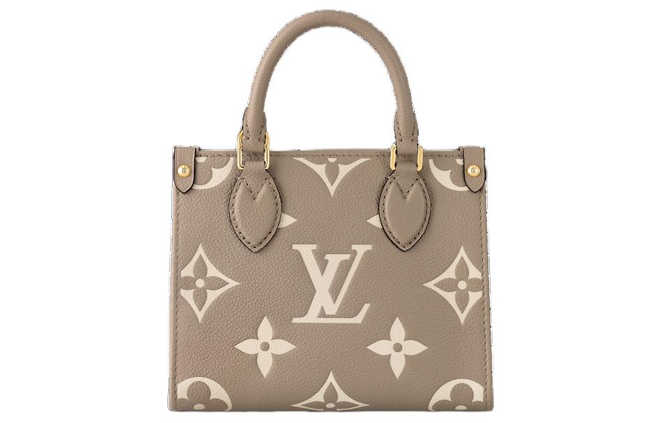 LOUIS VUITTON OnTheGo Bb Dove Gray/Cream