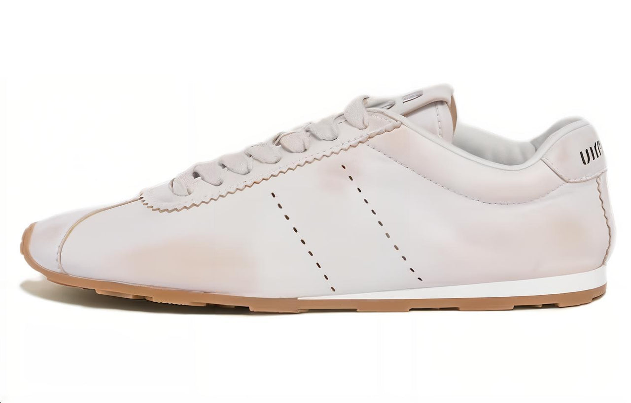 MIU MIU Plume Low Top Casual Shoes Women's White