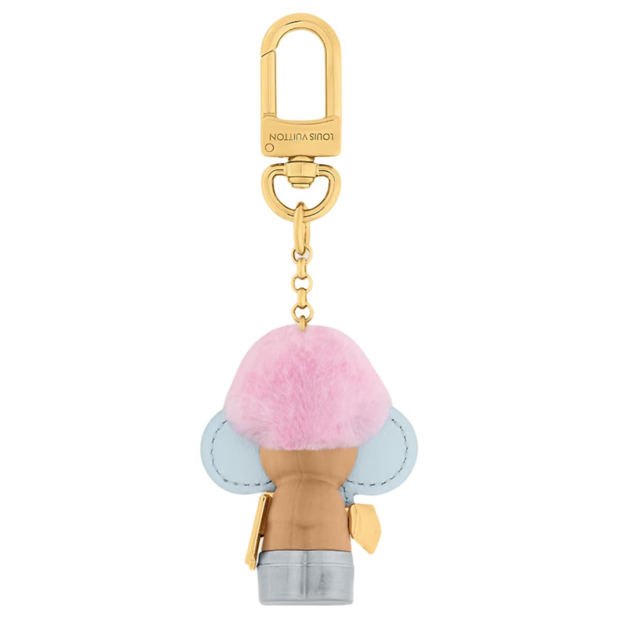 LOUIS VUITTON Cow Leather Keychains Women's Multicolor